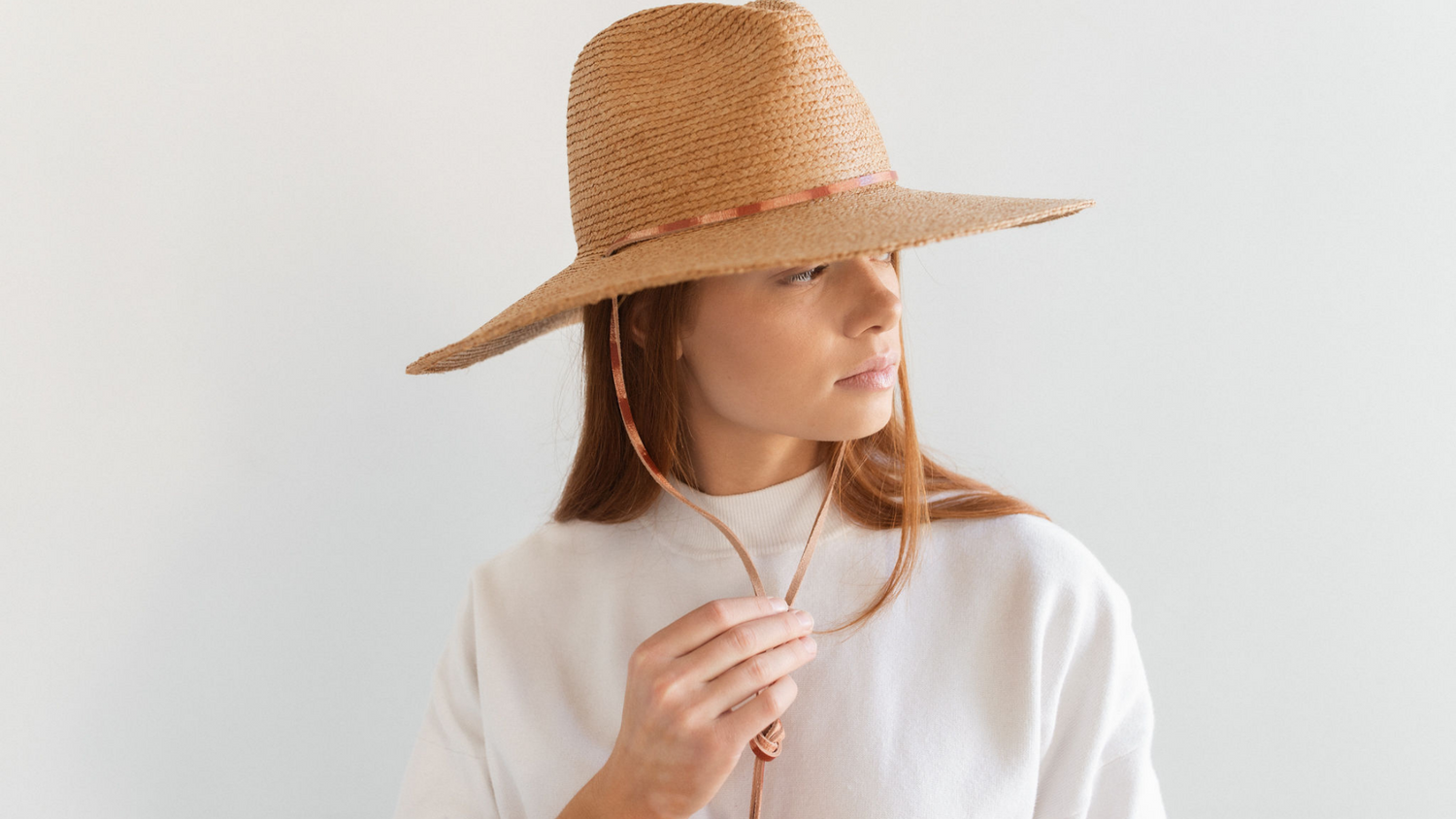 Women in GIGI PIP straw hat