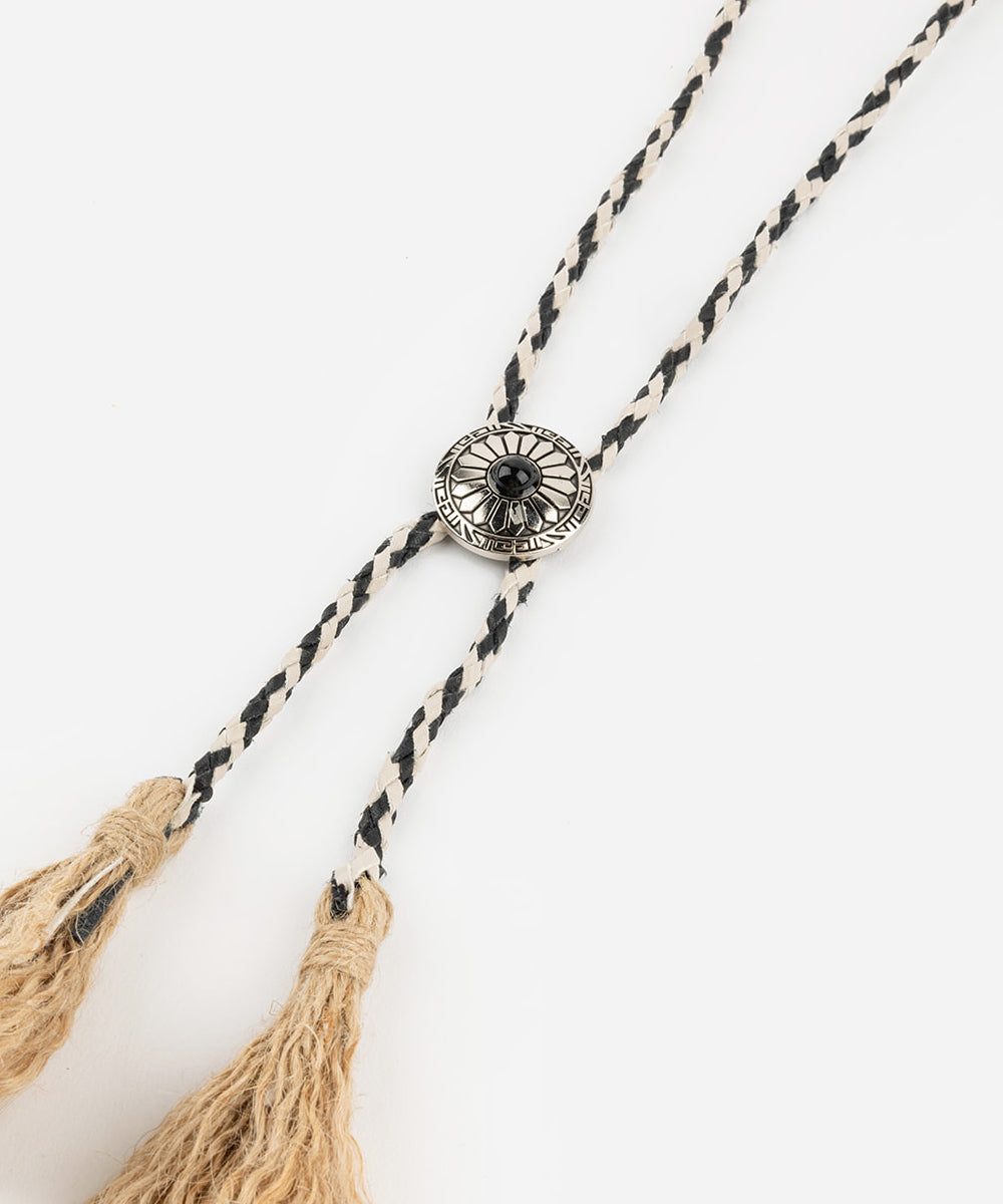 Braided Bolo Tassel Hat Band