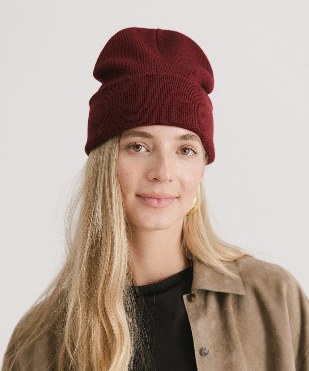 Beanies Shay Knit Beanie Burgundy