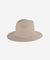 Gigi Pip felt hats for women - Billie Tall Fedora - tall crown fedora with a short and stiff flat brim [ivory]