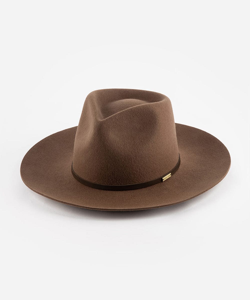 Felt Hats Rowan Fedora Chocolate / XS 55