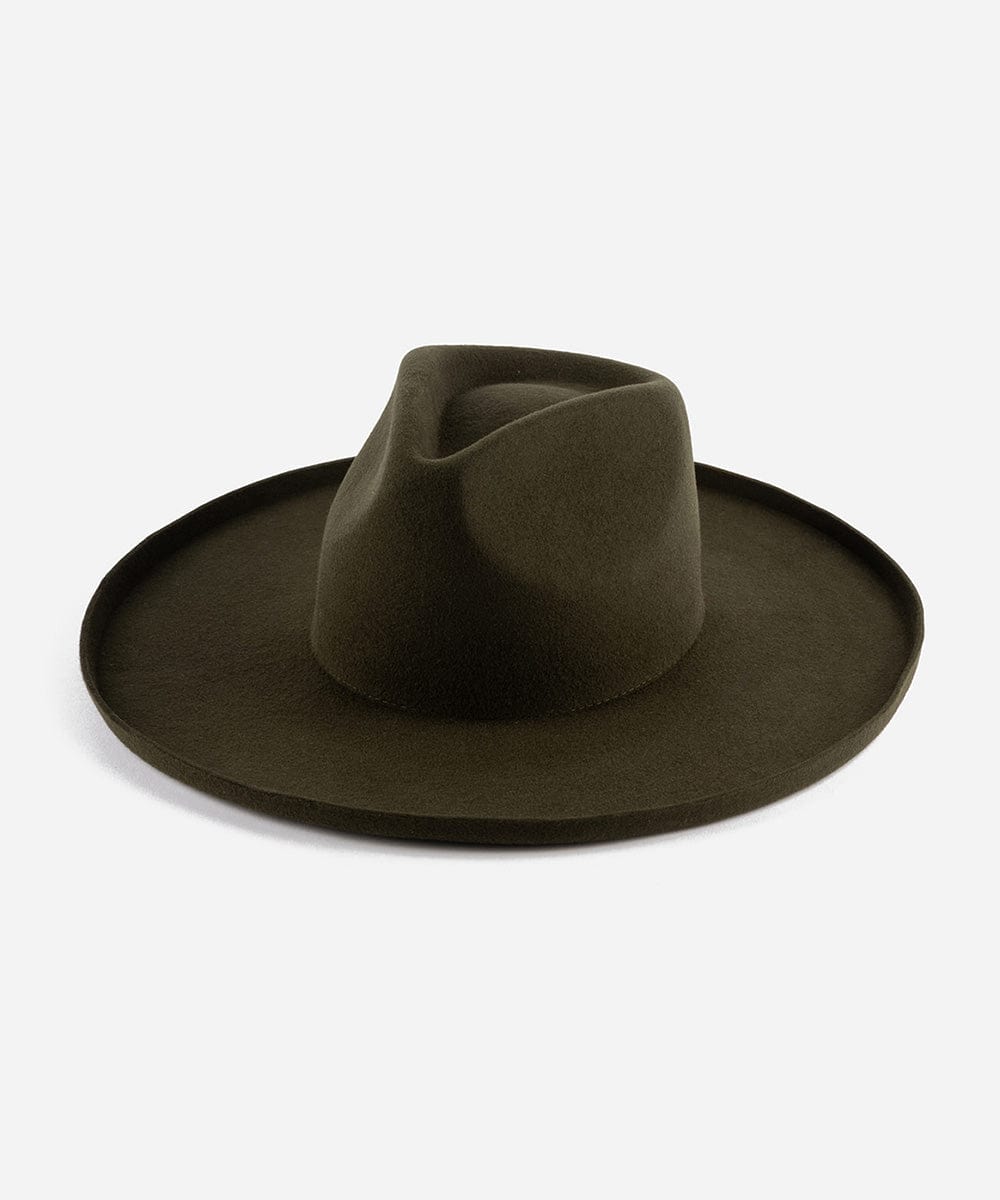 Felt Hats Amelia Pencil Brim Fedora Limited Edition Moss / XS 55