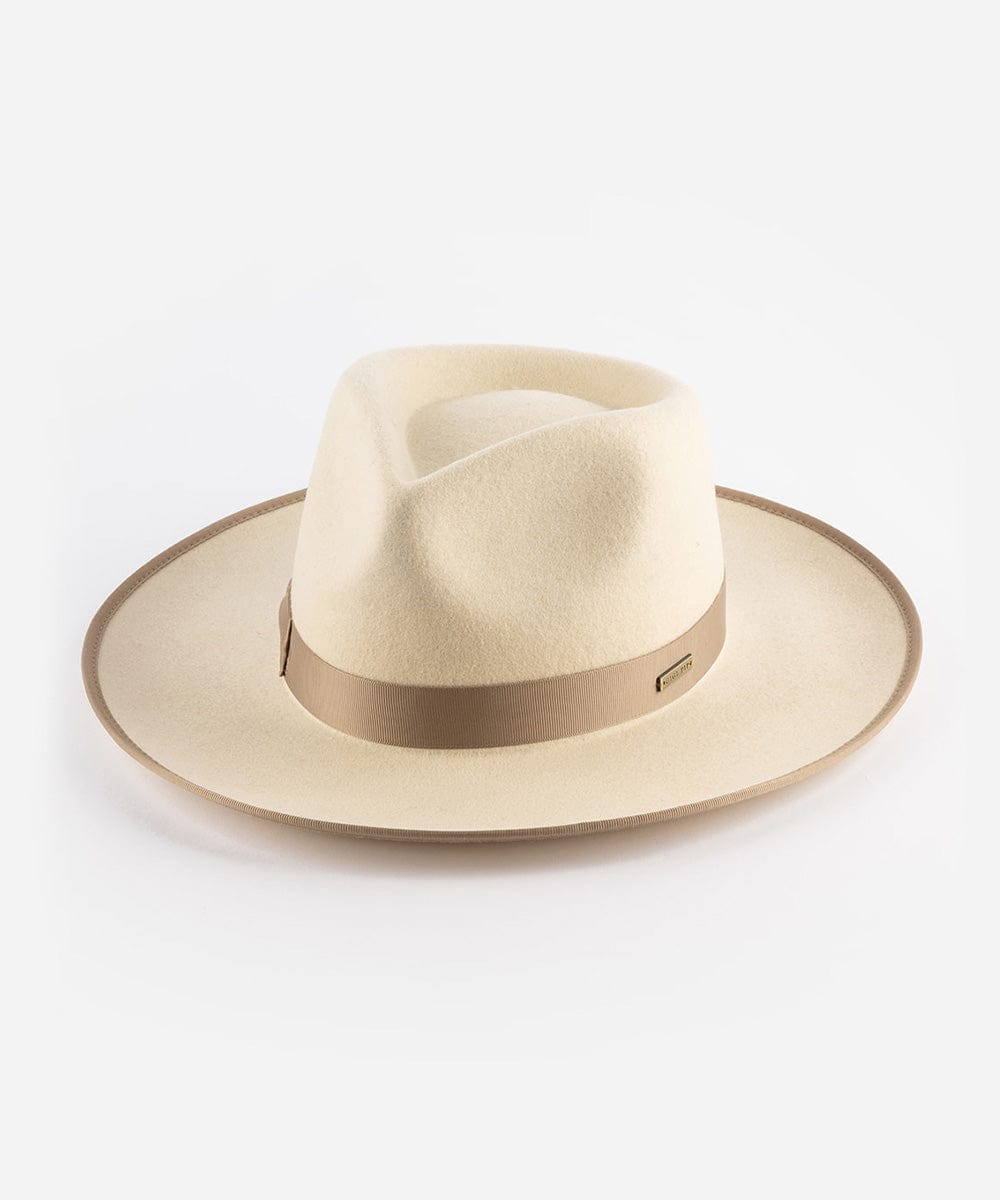 Felt Hats Monroe Rancher White-Taupe / XS 55