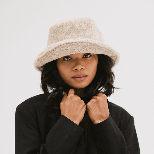 Womens Bucket Hat , Wool Bucket Hat , Ladies Bucket Hat 