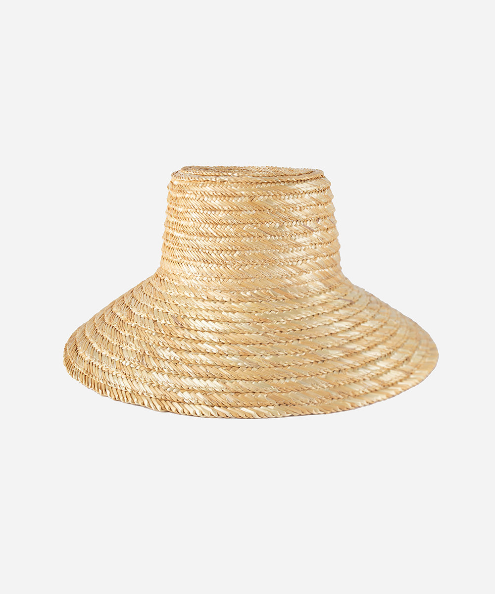 Gigi Pip straw hats for women - Jolie Boater - bell shaped straw with a boater crown and a sloped brim [natural]