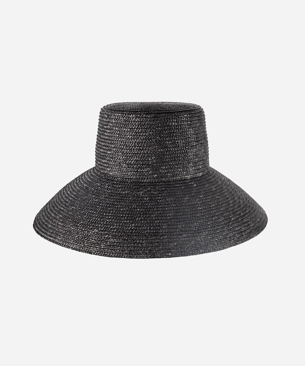 Straw Hats Jolie Boater Black / XS 55