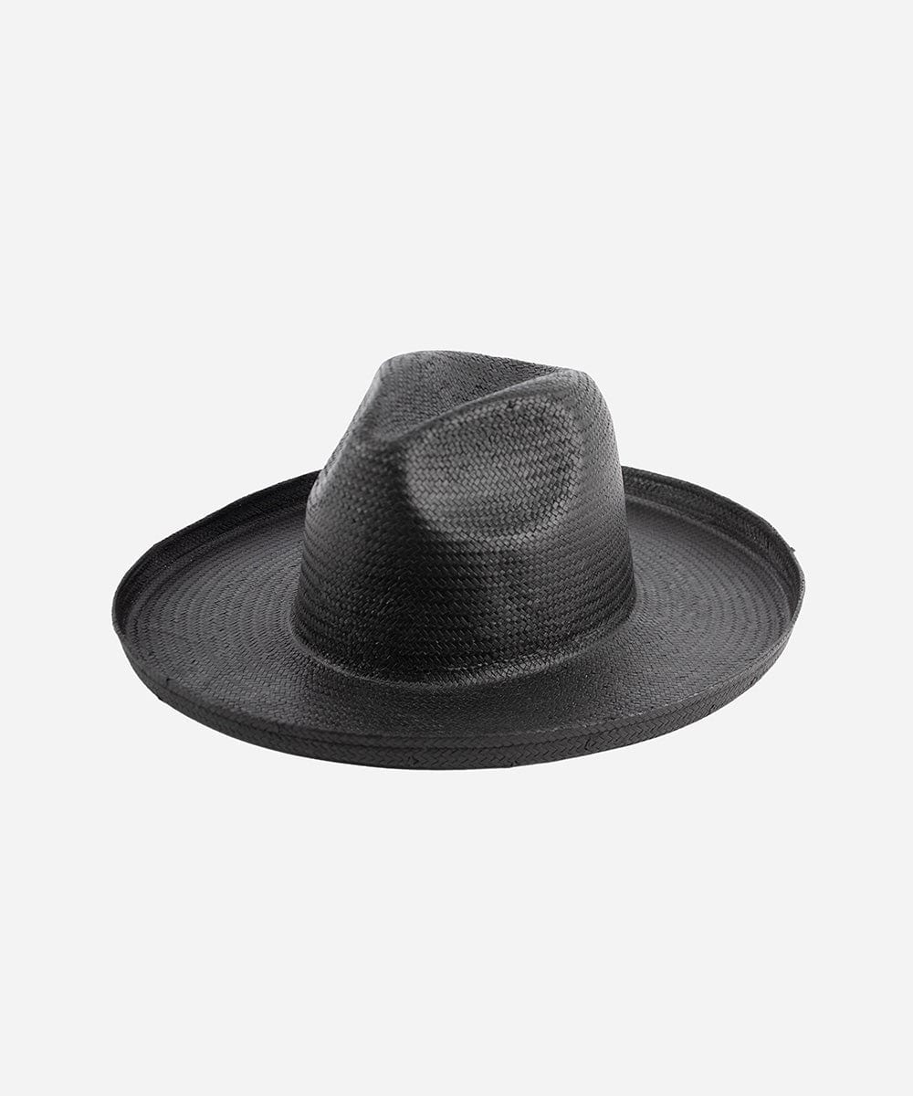 Straw Hats Penny Pencil Brim Fedora Black / XS 55