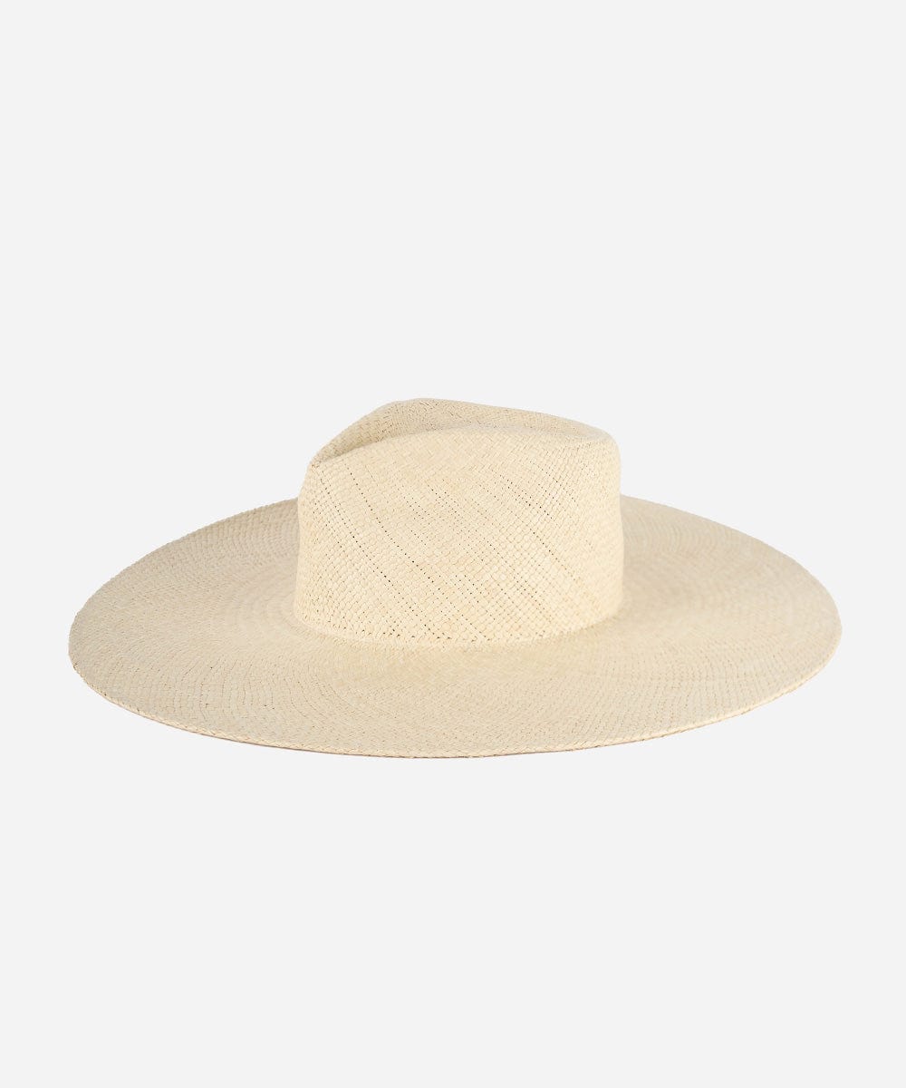 Straw Hats Meg Wide Brim Fedora Natural / XS 55