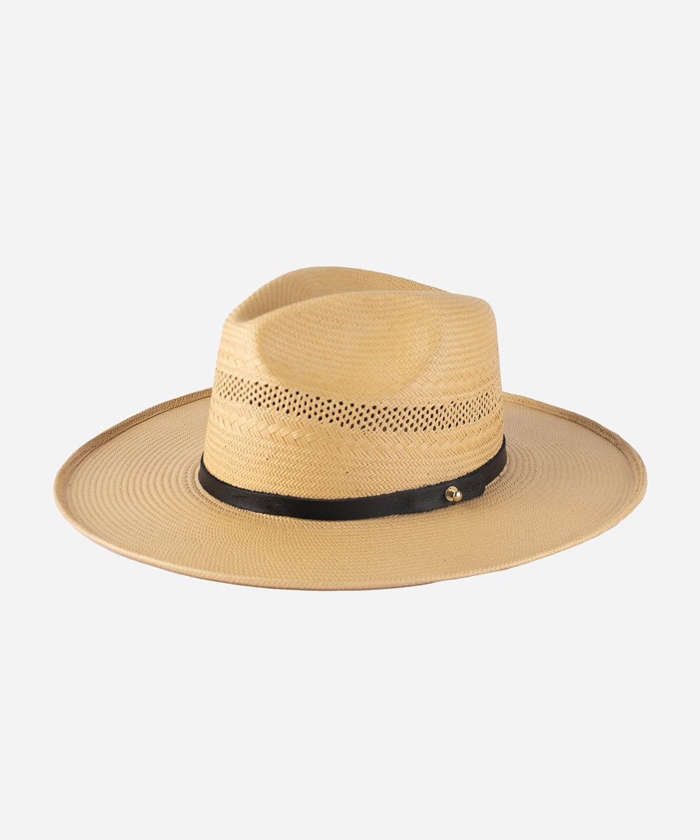 Straw Hats Saguaro Wide Brim Fedora Natural / XS 55