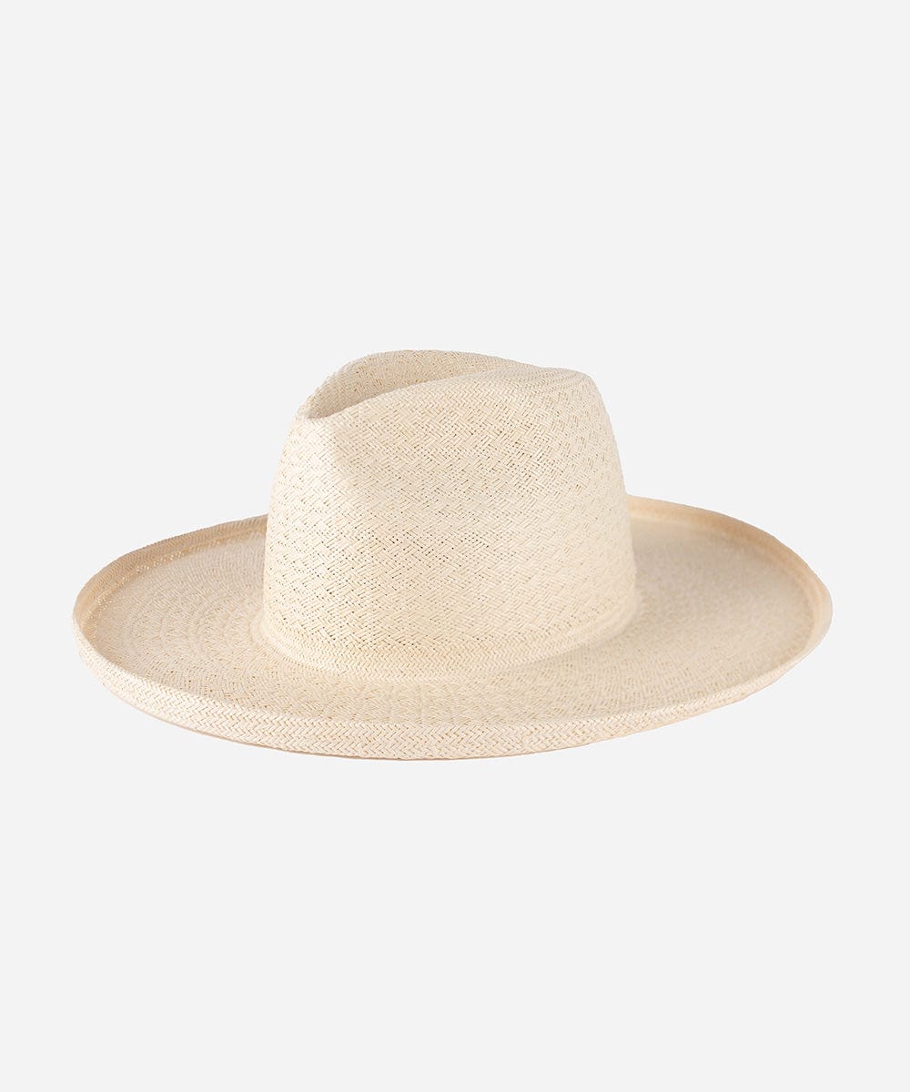 Straw Hats Cara Loren Pencil Brim Straw White / XS 55