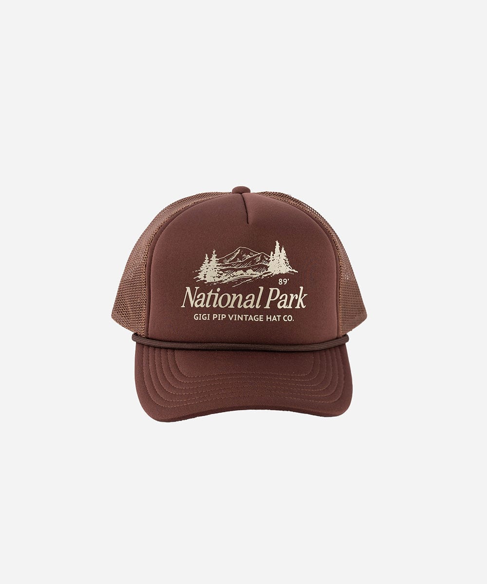 Truckers National Park (Swiss Days) Foam Trucker Chocolate Brown