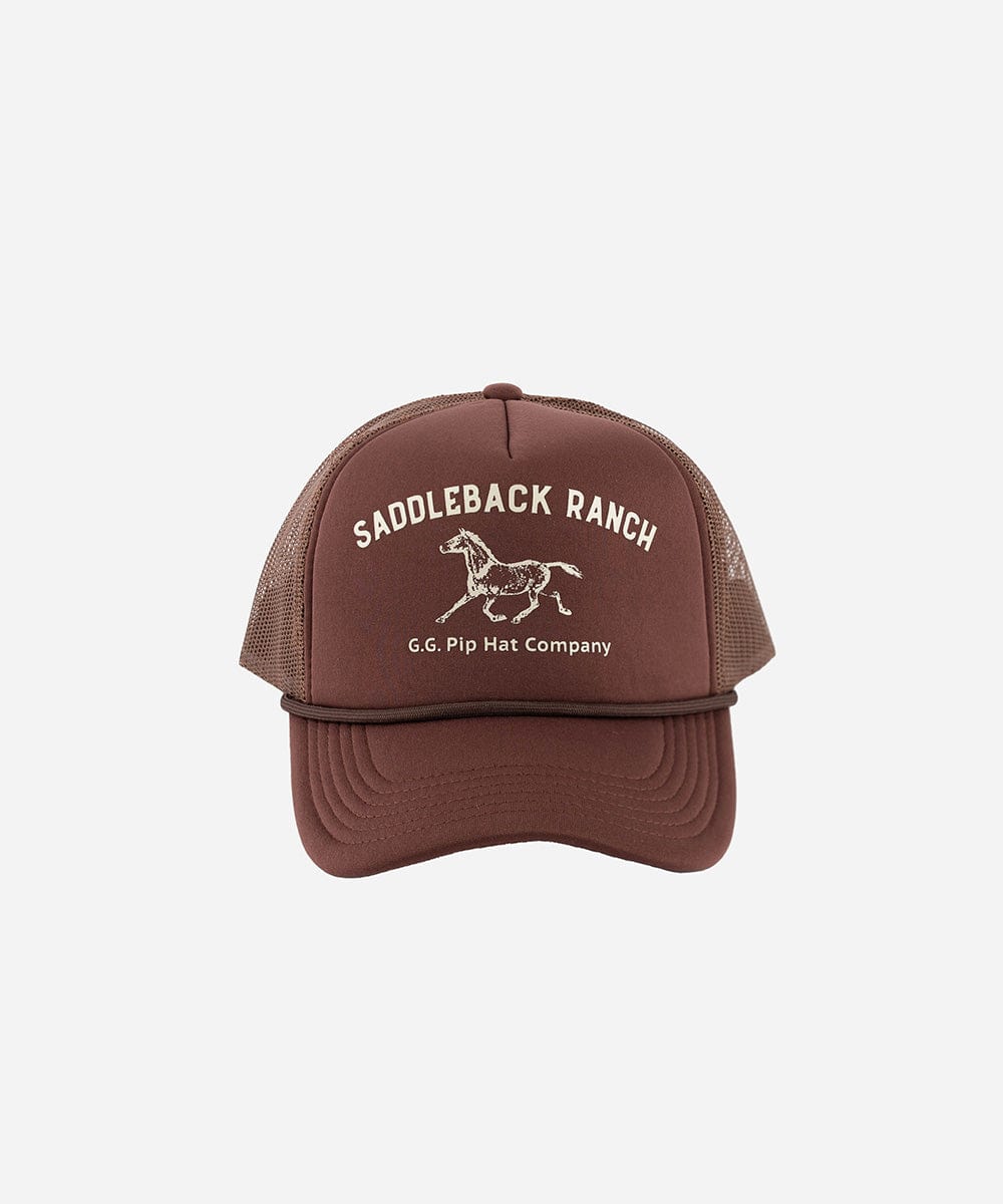 Truckers Saddleback (Swiss Days) Foam Trucker Hat Chocolate Brown