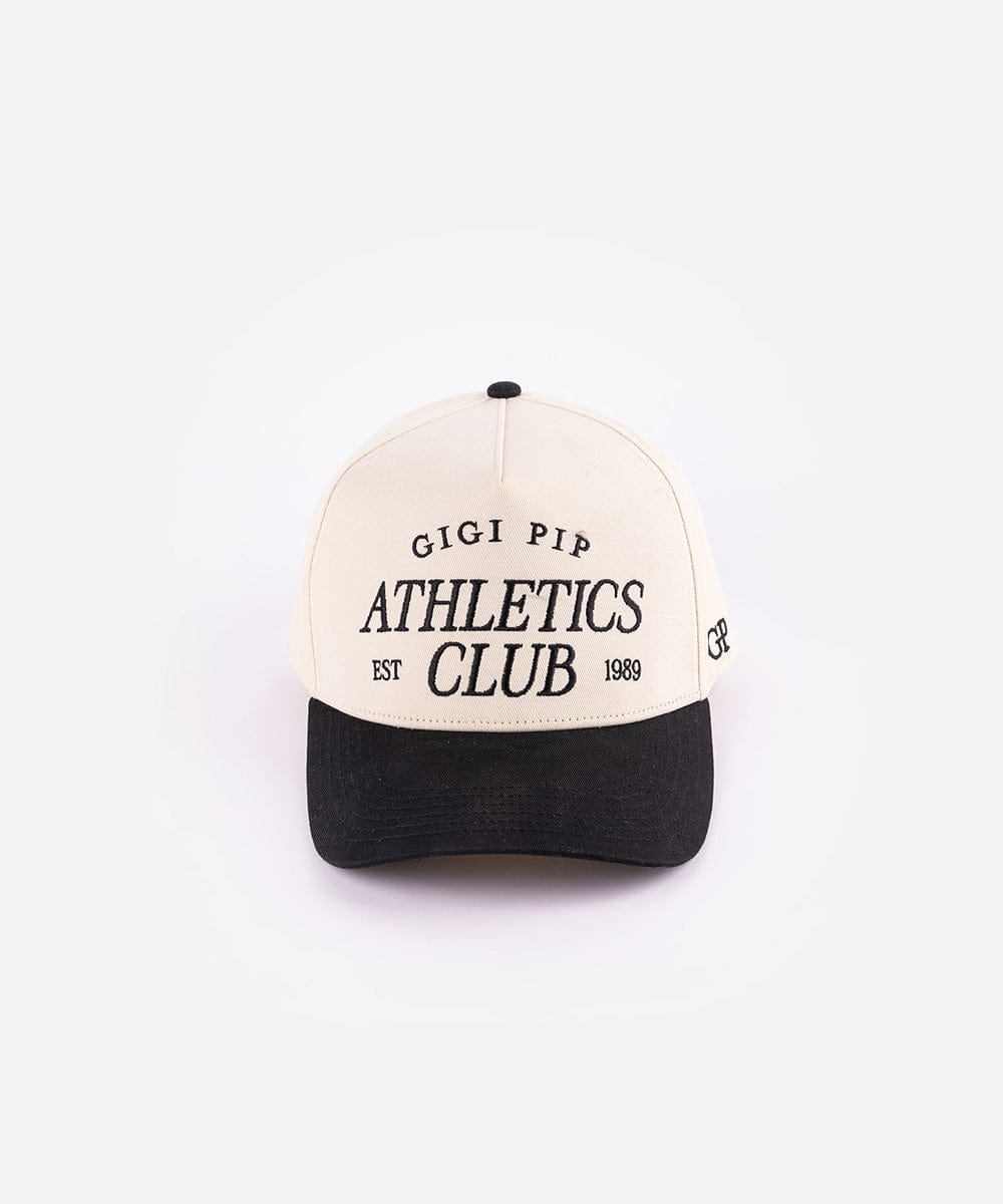 Truckers Athletics Club Vintage Trucker Cream - Black