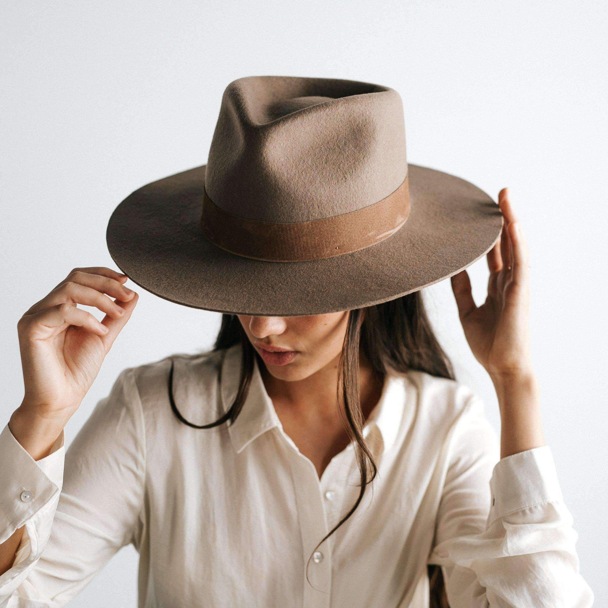 Blemished Felt Miller Fedora - Brown BLEMISHED [brown]