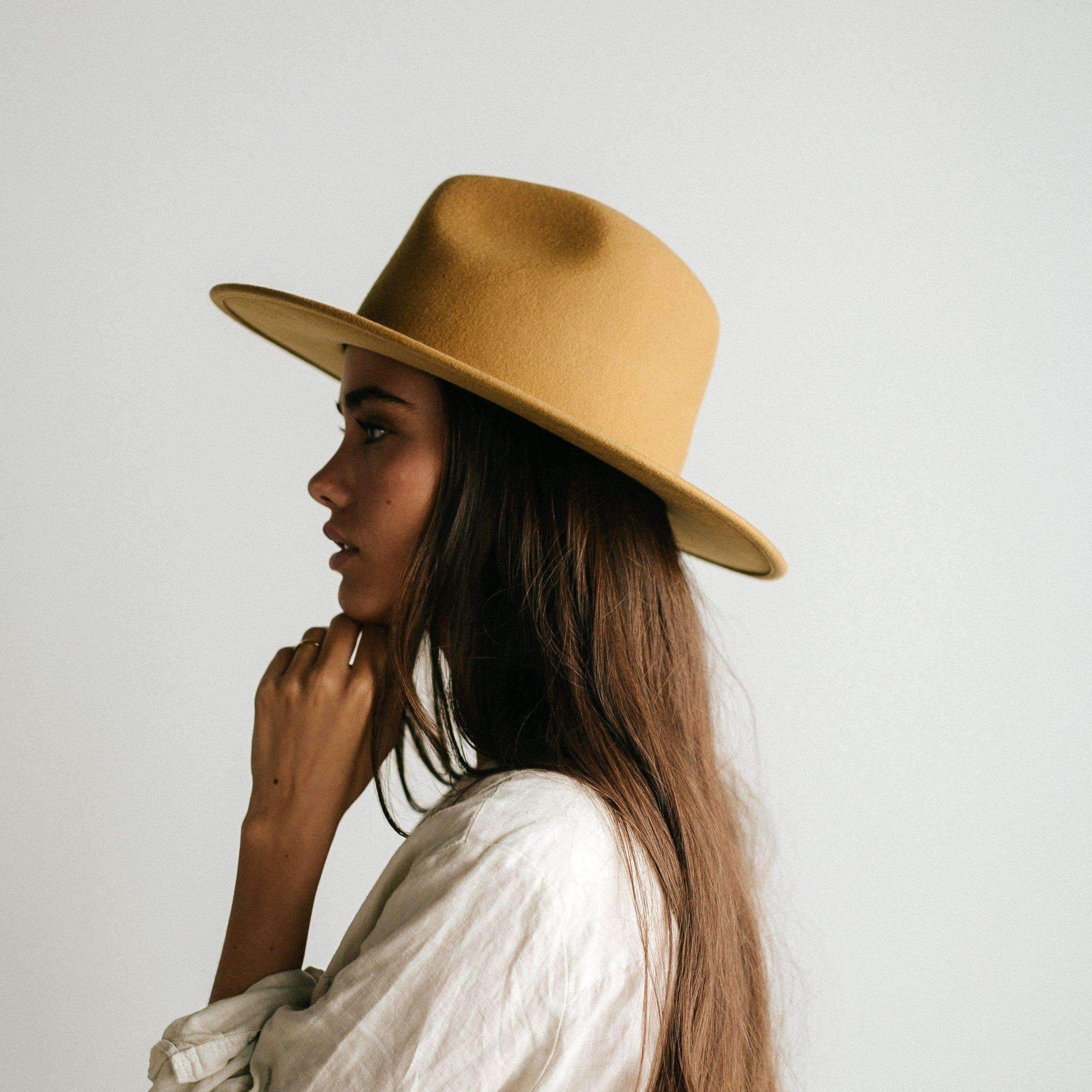 Felt Hats Wes Fedora - Mustard - BLEMISHED [mustard]