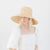 Gigi Pip straw hats for women - Jolie Boater - bell shaped straw with a boater crown and a sloped brim [natural]